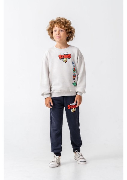 Erkek Braw Stars Baskılı Eşofman Takımı modelleri