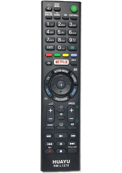 3D Smart LED Tv Kumanda Netflıx Tuşlu KUMANDA-RM-L1275DASI