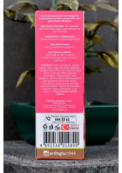 Hint Yağı 50ml fiyatları