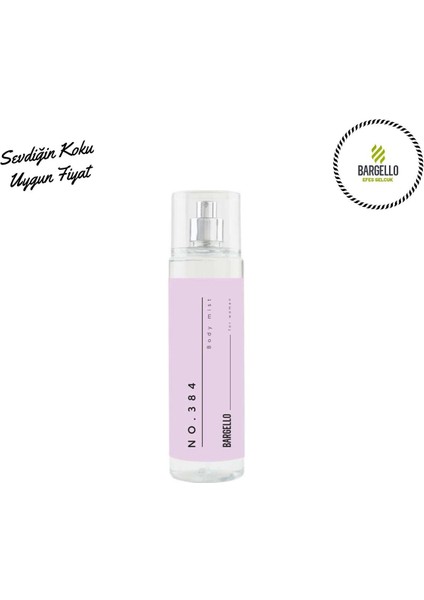 No:384 Kadın Vücut Spreyi 210 ml Ferah Çiçek Aromalı Uzun Süre Kalıcı Koku fiyatları