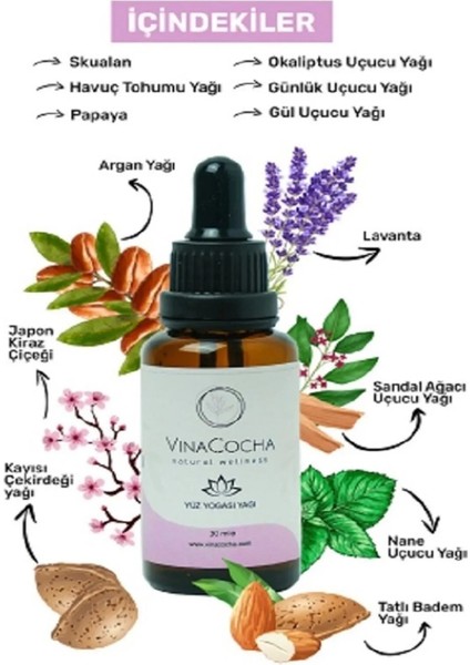 Yüz Yogası Yağı 30 ml Unisex Sıkılaştırıcı ve Esneklik Artırıcı Bitkisel Aromaterapi