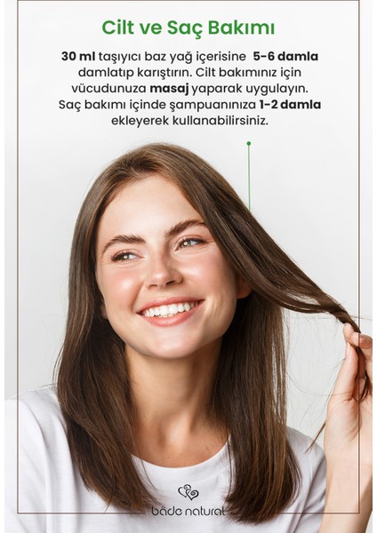 Biberiye Uçucu Yağı 10 ml Unisex %100 Saf Doğal Sıkılaştırıcı Akne Karşıtı