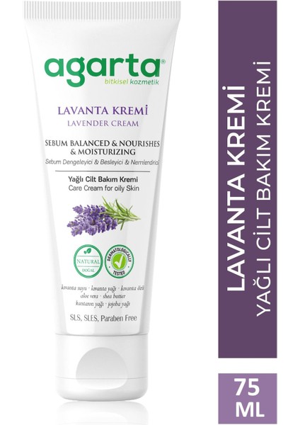 Doğal Lavanta El ve Vücut Bakım Kremi - Besleyici, Nemlendirici ve Sebum Dengeleyici, 75 ml indirimleri