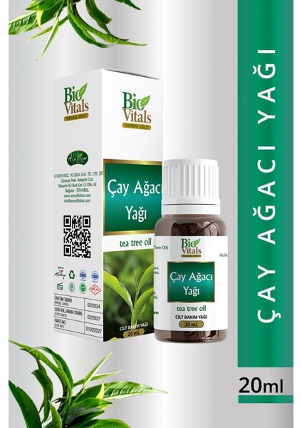 Çay Ağacı Yağı - Cilt Temizleyici ve Arındırıcı Etki, 20 ml, Unisex, Doğal İçerikli Saf Formül fiyatları