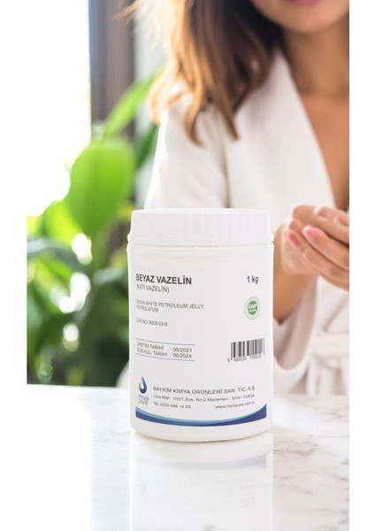 Vazelin - Yoğun Nemlendirici Etki, 1 kg, Unisex, Saf ve Kokusuz, Alkol ile Paraben İçermez fiyatları