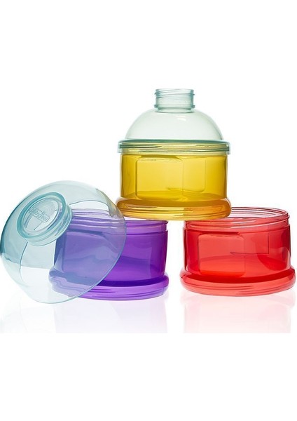 3 Bölmeli Ergonomik Toz Mama Kabı BPA ve Fitalat İçermeyen 0+ Ay Bebek Kullanımına Uygun indirimleri