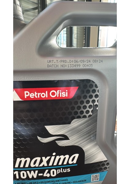 Maxima 10W-40 Plus üretim tarihi: 09.2024 fiyatları