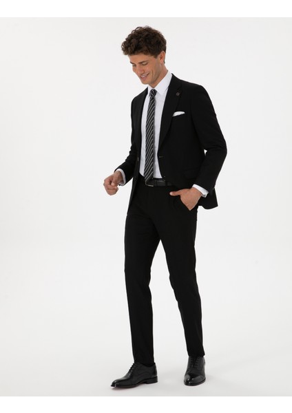 Erkek Siyah Ex. Slim Fit Takım Elbise 50305683-VR046 fırsatları
