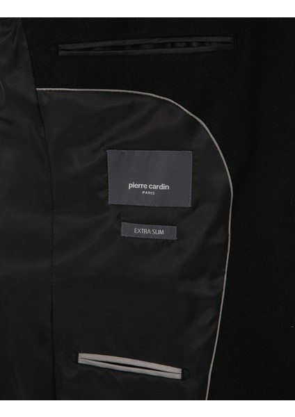 Erkek Siyah Ex. Slim Fit Takım Elbise 50305683-VR046