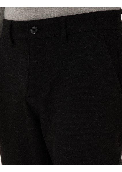 Erkek Siyah Slim Fit Kanvas Pantolon 50310903-VR046 indirimleri
