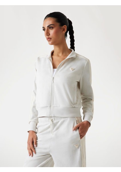 Guess V5YQ07K0282 Peony Taped Fullzıp Kadın Sweatshirt fiyatları