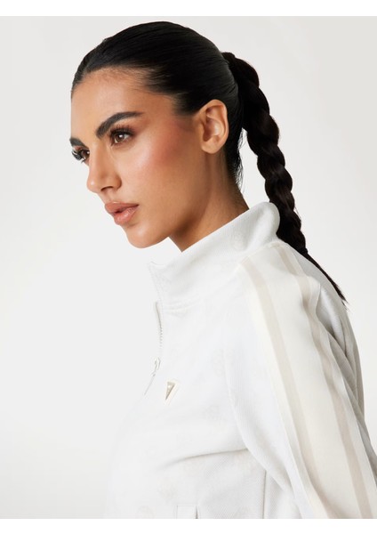 Guess V5YQ07K0282 Peony Taped Fullzıp Kadın Sweatshirt fırsatları