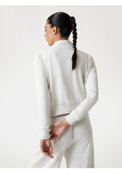 Guess V5YQ07K0282 Peony Taped Fullzıp Kadın Sweatshirt indirimleri