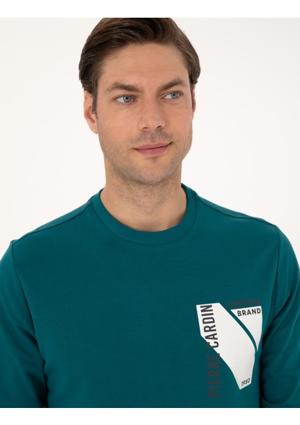 Erkek Zümrüt Regular Fit Sweatshirt 50317750-VR055 fiyatları