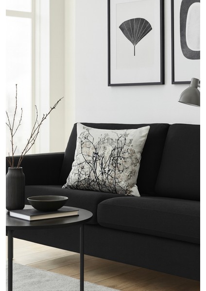 Duck Ağaç Kırlent Kılıfı Gri 40X40