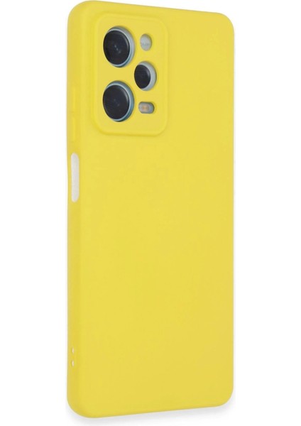 Newface Xiaomi Redmi Note 12 Pro 5g Kılıf Nano Içi Kadife Silikon - Sarı fiyatları