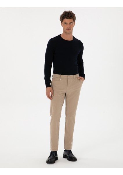Erkek Bej Ex. Slim Fit Kumaş Pantolon 50311574-VR011 modelleri