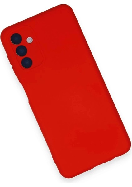 Newface Samsung Galaxy A14 4g Kılıf Nano Içi Kadife Silikon - Kırmızı modelleri