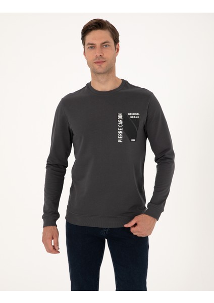 Erkek Antrasit Regular Fit Sweatshirt 50317750-VR006 modelleri