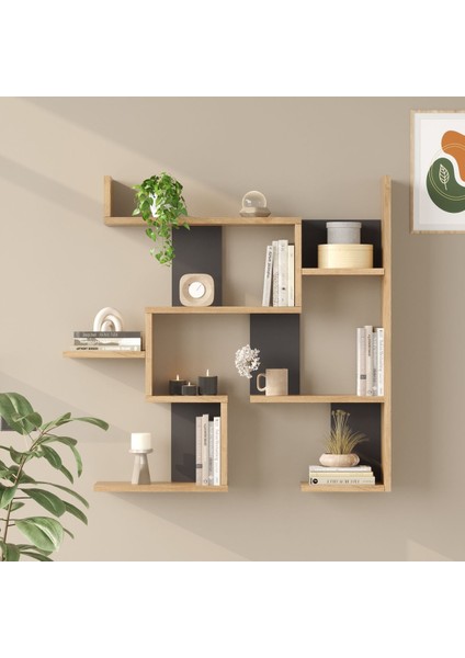 Shelf 26 Duvar Rafı Sepet-Antrasit WL26-SA