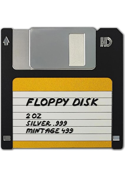 Rimagold Rimagold Floopy Disket Gümüş Sikke Coin