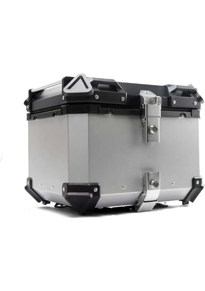 Universal Alüminyum Kasa Ithal Motosiklet Çantası TPX45S Model Motor Çantası 45 Lt Gümüş fiyatları