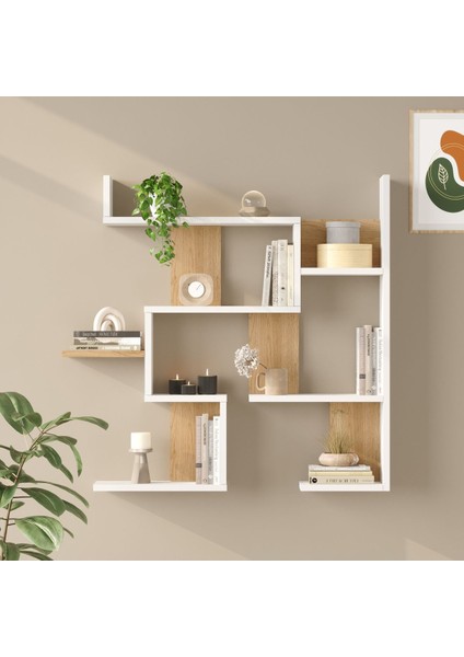 Shelf 26 Duvar Rafı Sepet-Beyaz WL26-SW