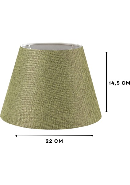 22 cm Kumaş Abajur Başlığı modelleri