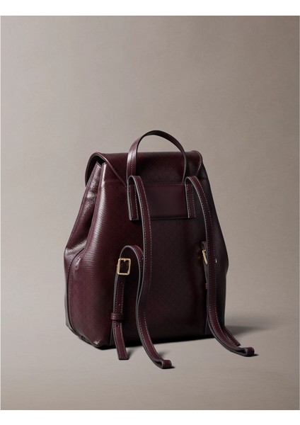 Laura Ashley Ck LV04F3271G Emblem Aop Flap Kadın Çanta modelleri