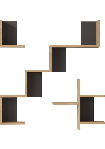 Shelf 27 Duvar Rafı Sepet-Antrasit WL27-SA modelleri