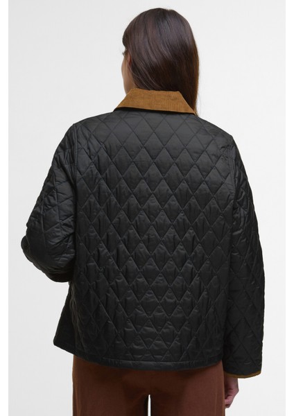 Icons Cropped Liddesdale Kapitone Ceket BK91 Black/classic fırsatları