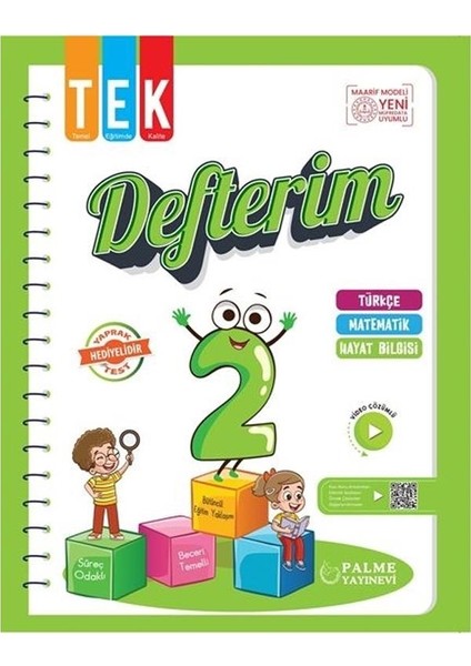 Palme 2.sınıf Tek Defterim *yeni*
