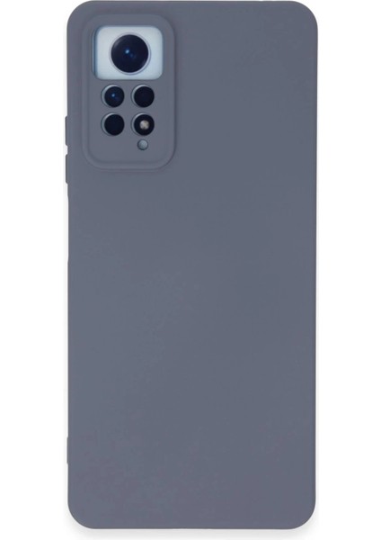 Newface Xiaomi Redmi Note 12 Pro 4g Kılıf Nano Içi Kadife Silikon - Gri
