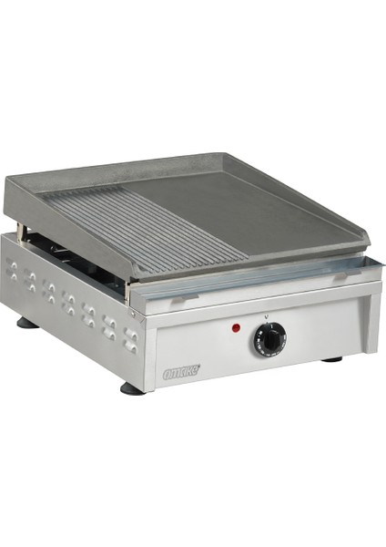 IZG02.E11 Z5F Döküm Pleyt Izgara, 40 Cm, Elektrikli