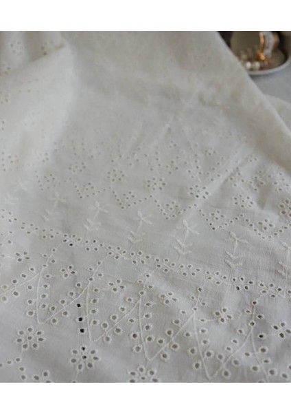 %100 Pamuklu Fisto Kumaş Kırık Beyaz Renkte fiyatları