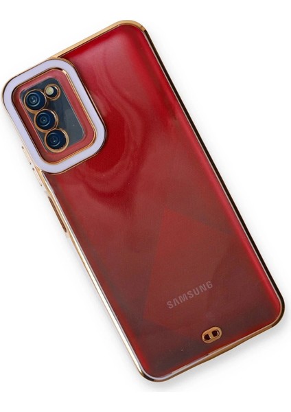 Newface Samsung Galaxy A03S Kılıf Liva Lens Silikon - Lila fiyatları