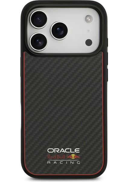 iPhone 17 Pro Uyumlu Kılıf Redbull Lisanslı M-Safe Şarj Özellikli Karbon Fiber Kevlar Kapak Siyah fırsatları
