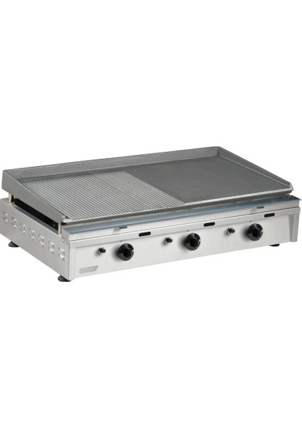 IZG02.N11 Z5F Döküm Pleyt Izgara, 80 Cm, Gazlı