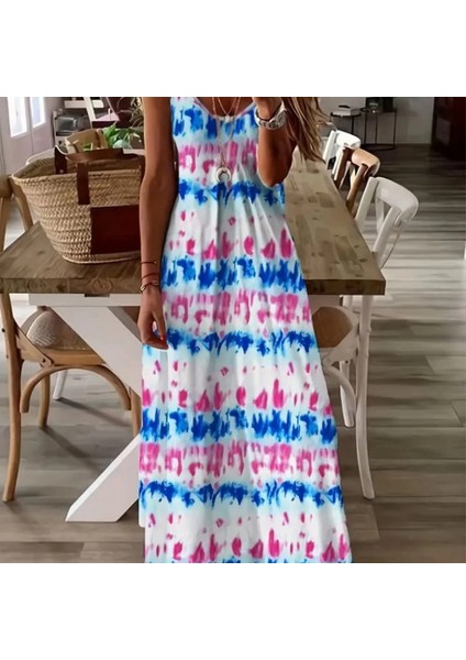 Kadın Askılı Tam Boy Süprem Elbise
