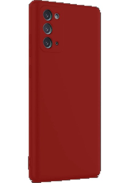 Newface Samsung Galaxy Note 20 Kılıf First Silikon - Bordo fiyatları