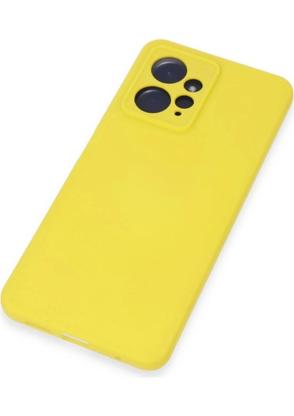 Newface Xiaomi Redmi Note 12 4g Kılıf Nano Içi Kadife Silikon - Sarı fırsatları