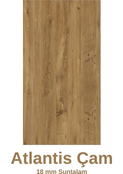 Point 2 Kapaklı 2 Çekmeceli Gardrop Beyaz Çam