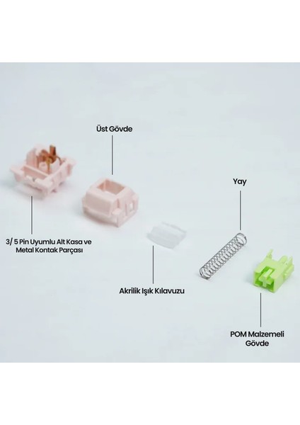 Leobog Huatian Lineer Mekanik Switch 100 Adet fırsatları
