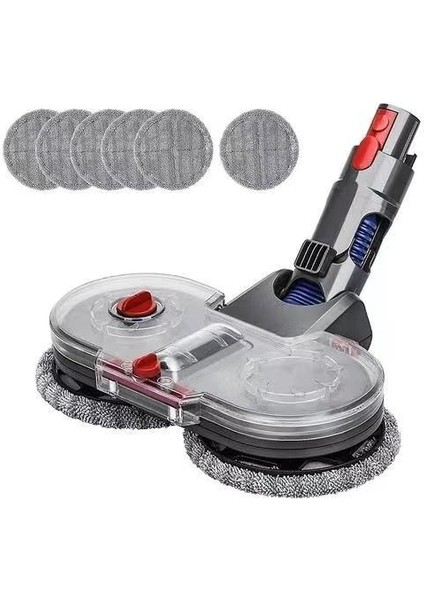 Dyson Uyumlu Paspas Başlığı Su Püskürtmeli Mop Başlık (V7/V8/V10/V11/V15/GEN5) 6 Paspaslı indirimleri