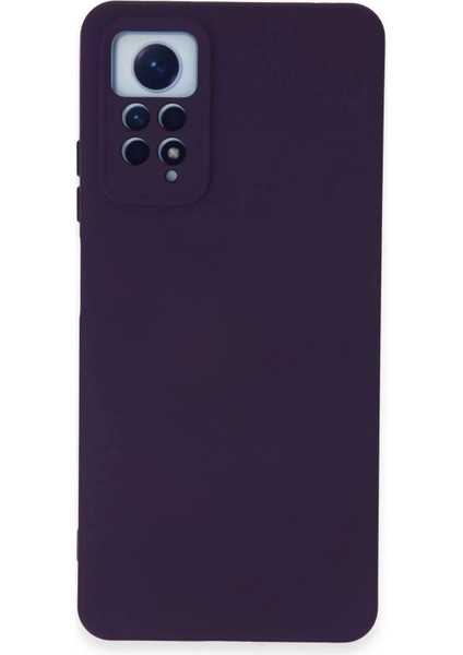 Newface Xiaomi Redmi Note 12 Pro 4g Kılıf Nano Içi Kadife Silikon - Mor