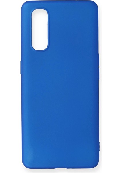 Newface Oppo Find X2 Kılıf First Silikon - Mavi