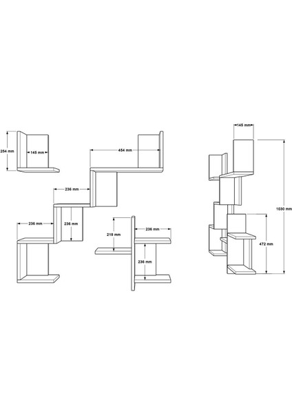 Shelf 27 Duvar Rafı Sepet-Beyaz WL27-SW fırsatları