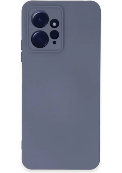 Newface Xiaomi Redmi Note 12 4g Kılıf Nano Içi Kadife Silikon - Gri