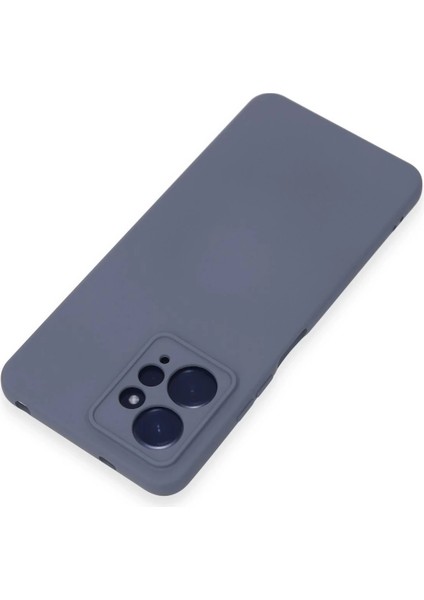 Newface Xiaomi Redmi Note 12 4g Kılıf Nano Içi Kadife Silikon - Gri modelleri