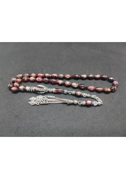 Zeyn Usta Eseri Imame Gümüş Nakkaş Pençe Model Sıkma Kehribar Sertifikalı 8395